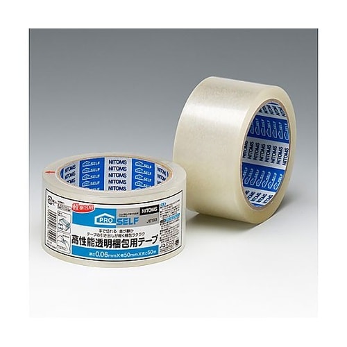 50mmx50m 手切れ粘着テープ(透明