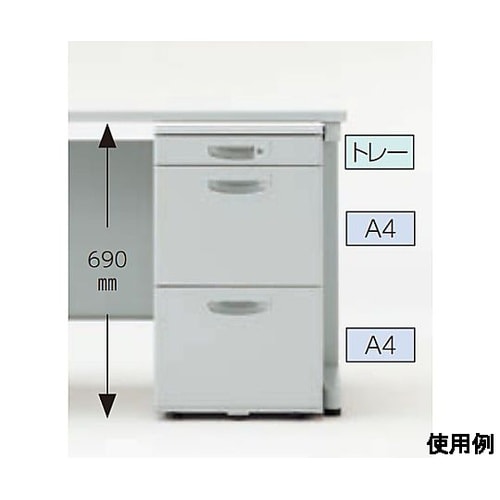 395x600x681mm/3段 ワゴン
