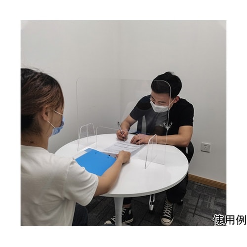 飛沫ガードアクリルパネル(窓あり) J2