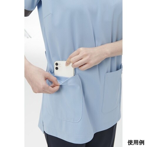 MPレディーススクラブ ブラウン LL