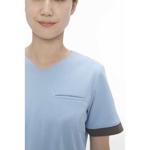 MPレディーススクラブ パウダーブルー