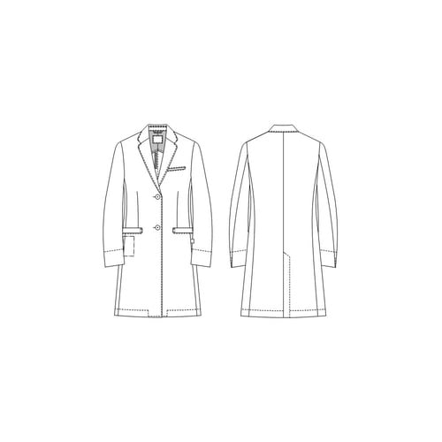 MPレディースドクターコート ホワイト