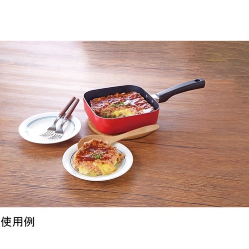 Tomay IH対応スクエアパン レッド