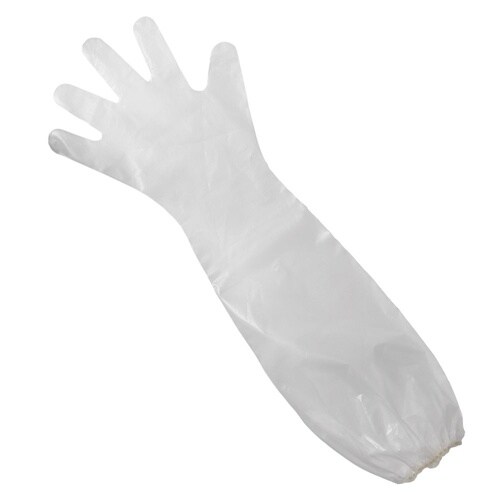 ポリエチレンロング手袋(CPE)外エンボ