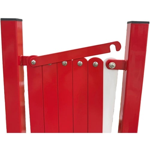 可動式メタルバリケード 赤白 J2635