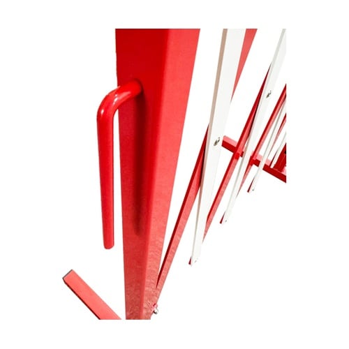 可動式メタルバリケード 赤白 J2635