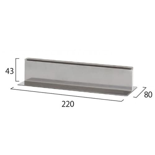 キッチンパーテーション900ブラウン K