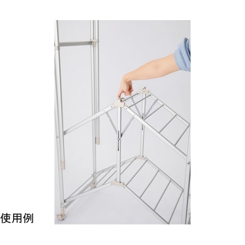 ワンタッチでたためる かるーいアルミ多機