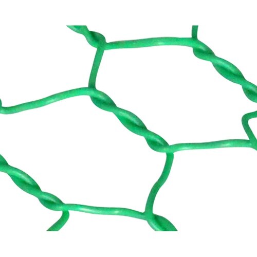 ビニール亀甲金網 グリーン 線径0.6m