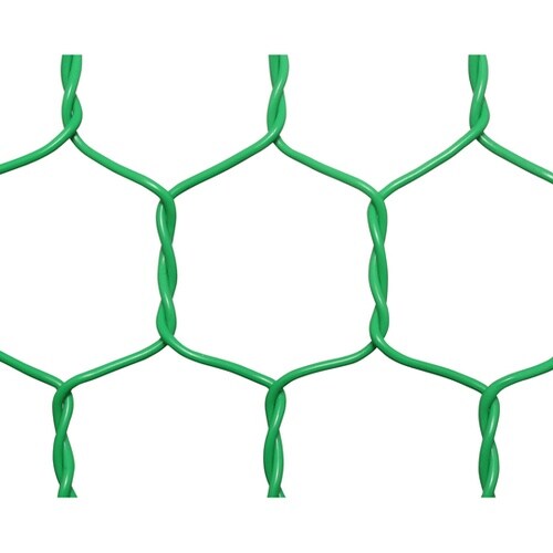 ビニール亀甲金網 グリーン 線径0.85