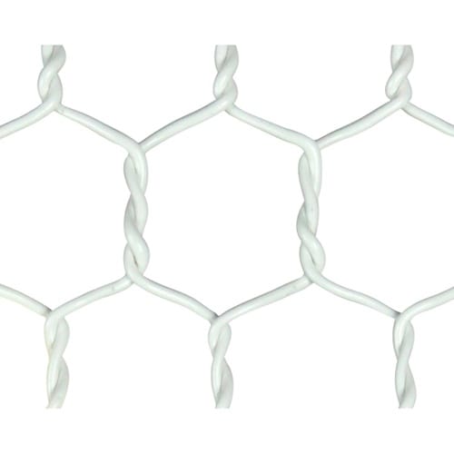 ビニール亀甲金網 ホワイト 線径0.85