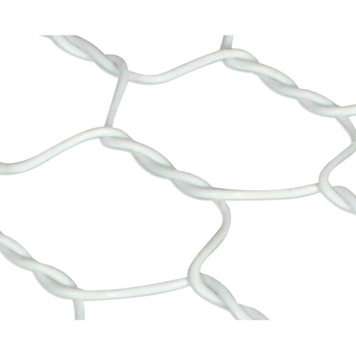 ビニール亀甲金網 ホワイト 線径0.85