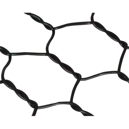 ビニール亀甲金網 ブラック 線径0.85