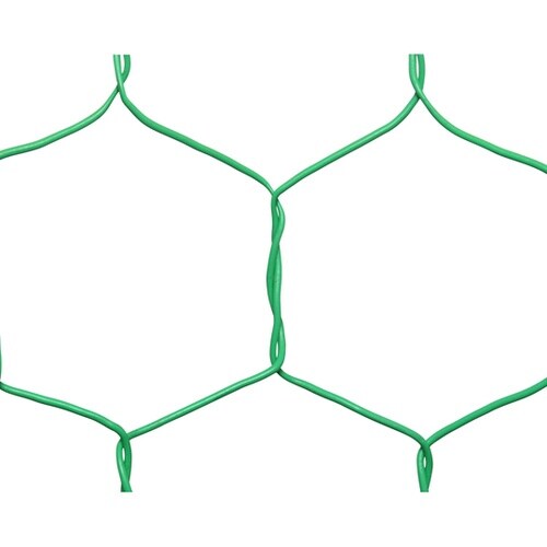 ビニール亀甲金網 グリーン 線径0.85
