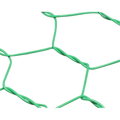 ビニール亀甲金網 グリーン 線径0.85