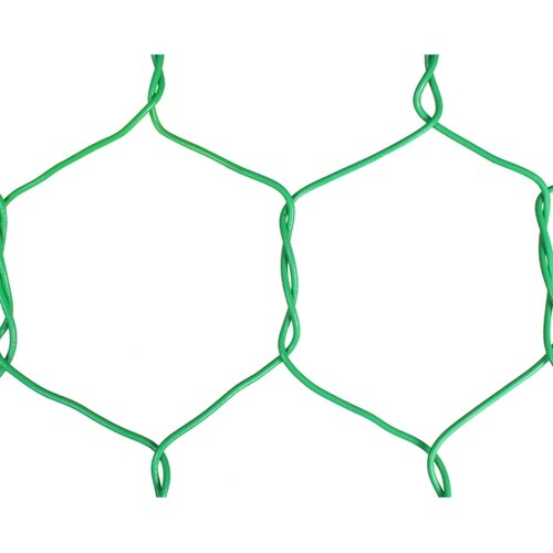 ビニール亀甲金網 グリーン 線径1.15