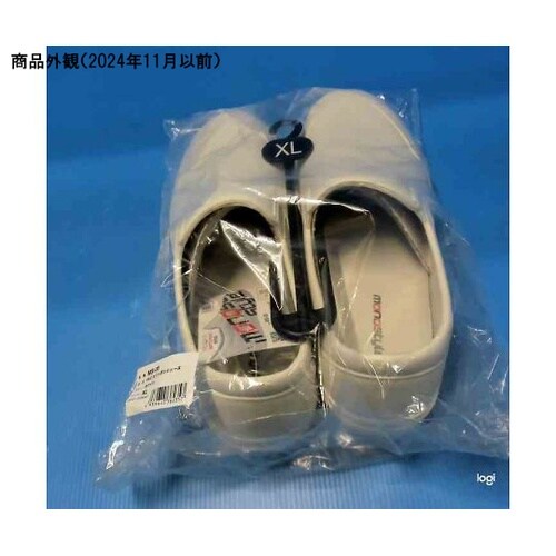 PVCスリッポンシューズ ホワイト XL