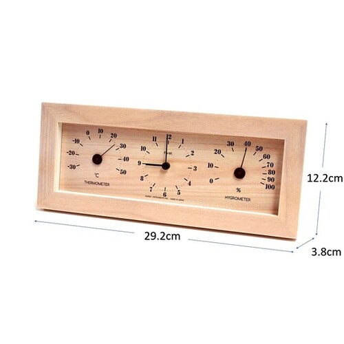 フォレ温湿クロック ナチュラル TQ−4