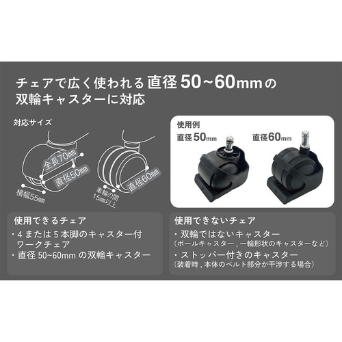 キャスタースリッパ スムーズ 50ー60