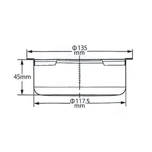 抗菌排水口ゴミかご 135mm