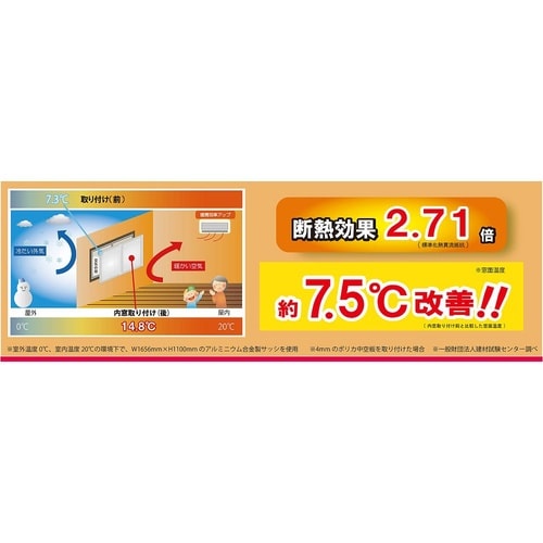 内窓Pフレームセット ビスケット L N