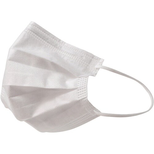 スクエアサージカルマスク C ホワイト