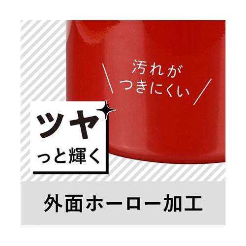 ルッカ IH 対応片手鍋 18cm RB