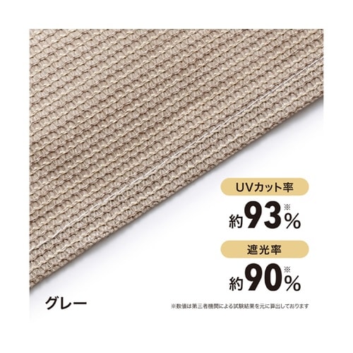 雨よけシェード グレー 2x2m JWP