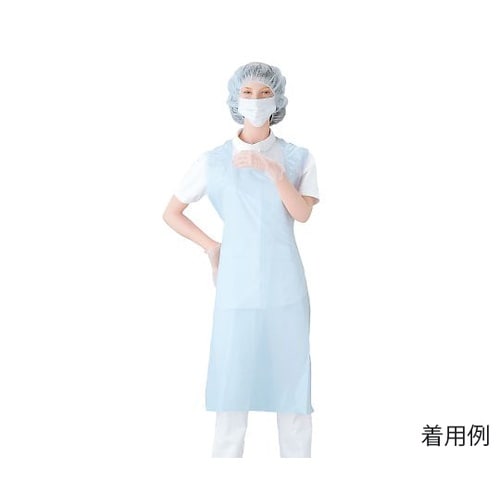 プラスチックエプロン 袖なし フリー ブ