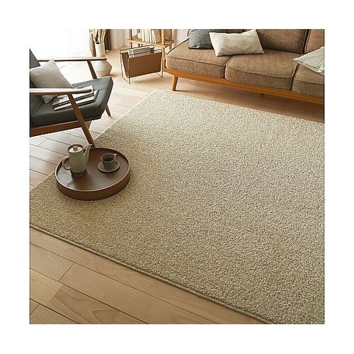 ラグ ルネ 190×190cm ベージュ