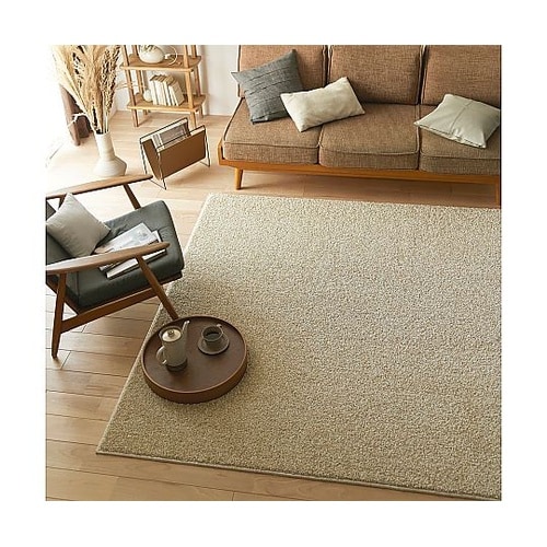 ラグ ルネ 190×190cm ベージュ