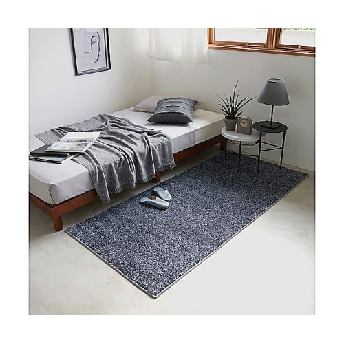 ラグ ルネ 90×190cm ブルーグレ