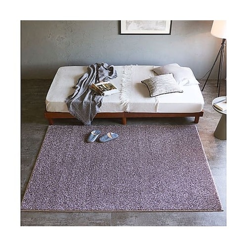 ラグ ルネ 130×190cm モーヴ