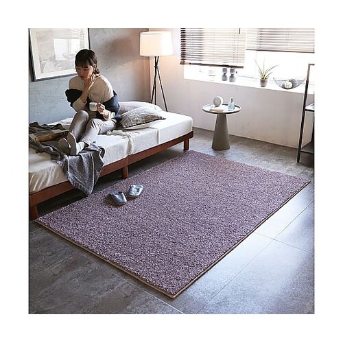 ラグ ルネ 130×190cm モーヴ