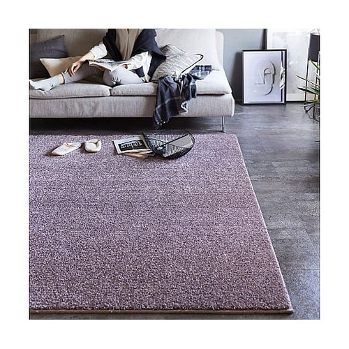 ラグ ルネ 190×190cm モーヴ