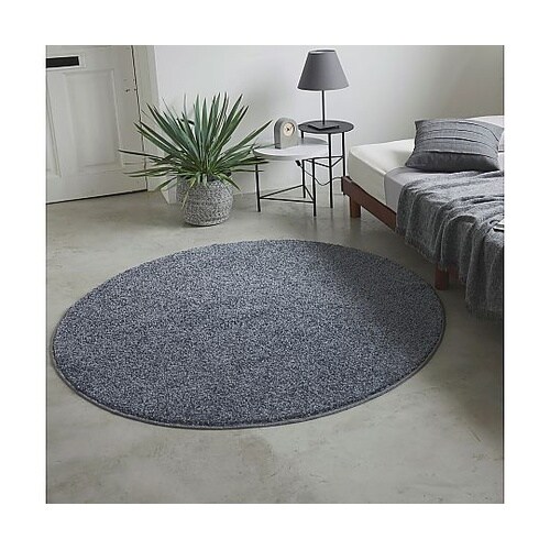 ラグ Mルネ 150×150cm ブルー