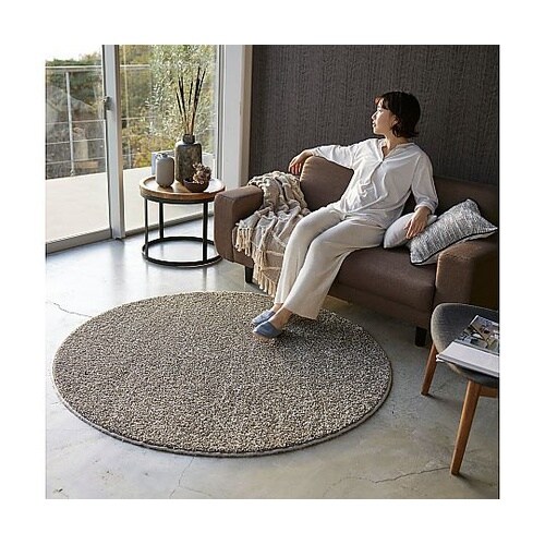 ラグ Mルネ 150×150cm オリー