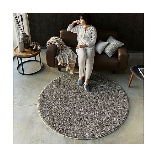 ラグ Mルネ 150×150cm オリー