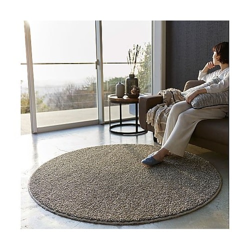 ラグ Mルネ 150×150cm オリー