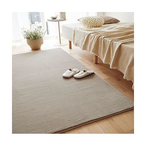 ラグ ハク 90×190cm ベージュ