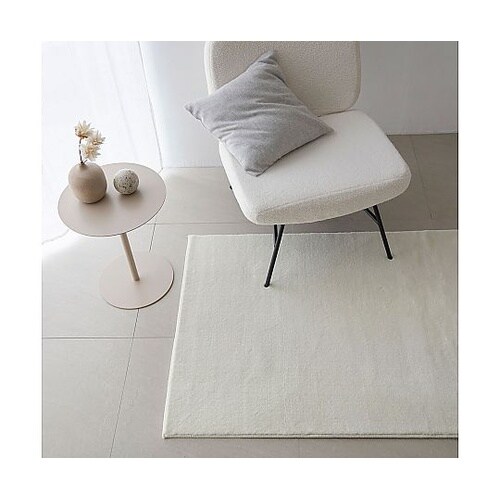 ラグ ハク 90×190cm ホワイト