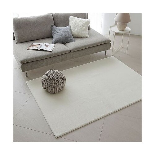 ラグ ハク 130×190cm ホワイト