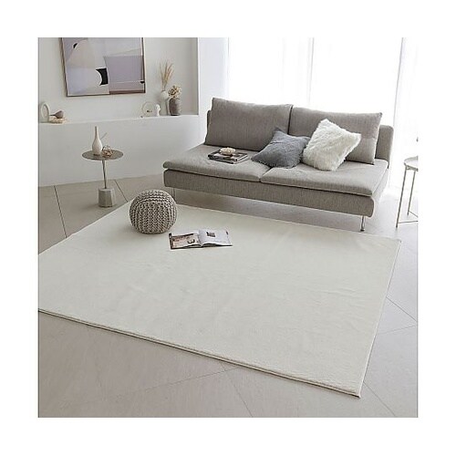 ラグ ハク 190×240cm ホワイト