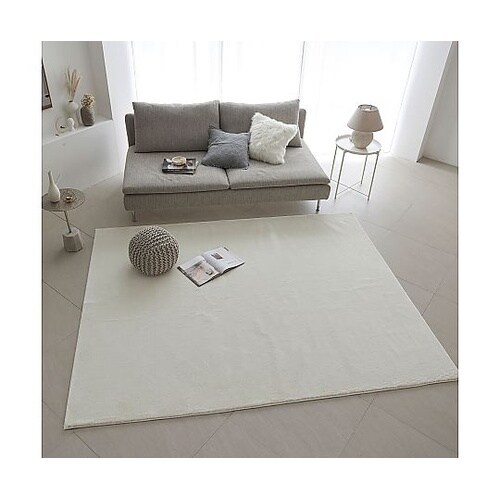 ラグ ハク 190×240cm ホワイト