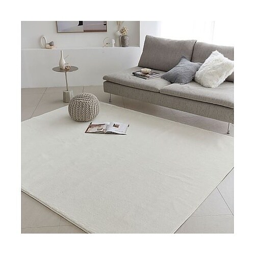 ラグ ハク 190×240cm ホワイト