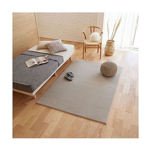 ラグ ハク 90×190cm グレージュ