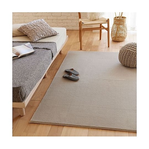 ラグ ハク 90×190cm グレージュ