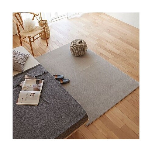 ラグ ハク 90×190cm グレージュ