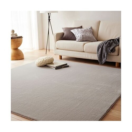 ラグ ハク 190×190cm グレージ