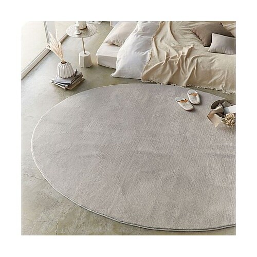 ラグ Mハク 150×150cm グレー